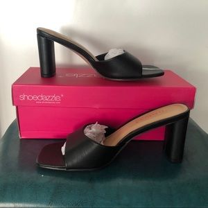 Shoe Dazzle Madyson slip on heeled sandal 6.5